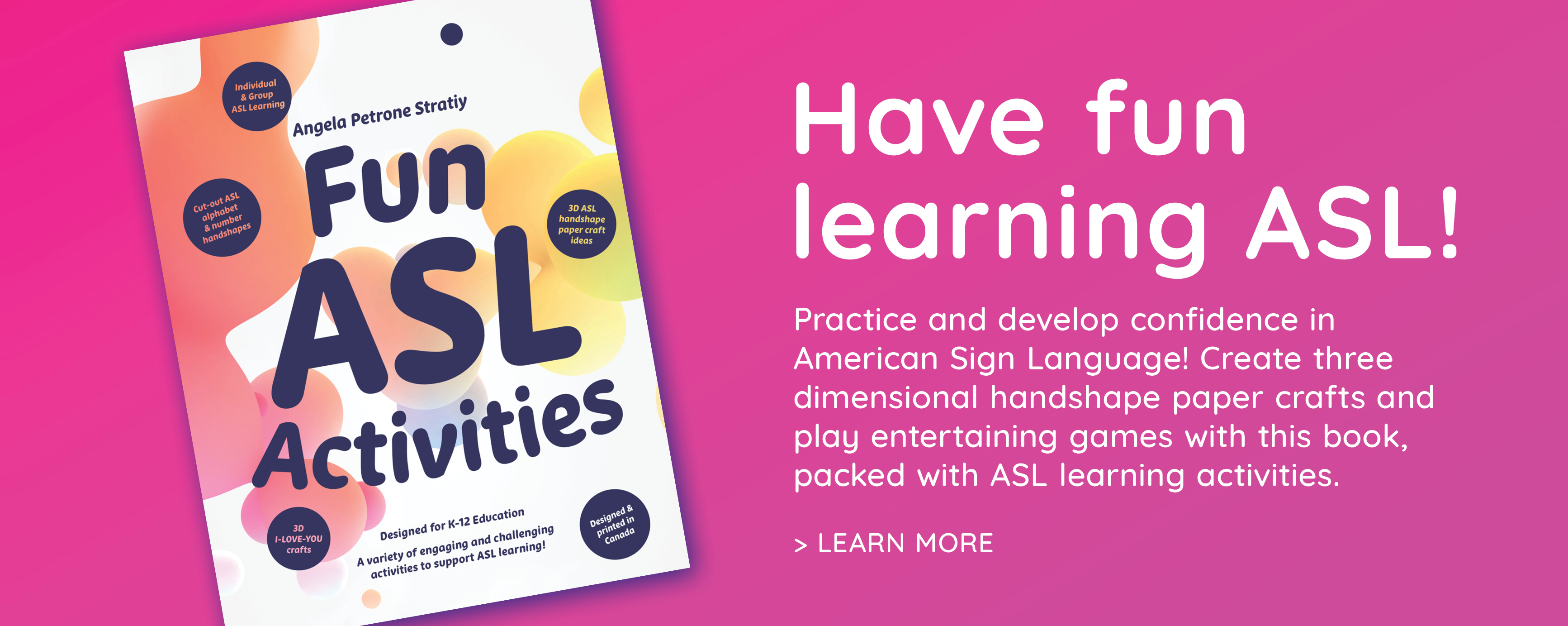 Have fun learning ASL!